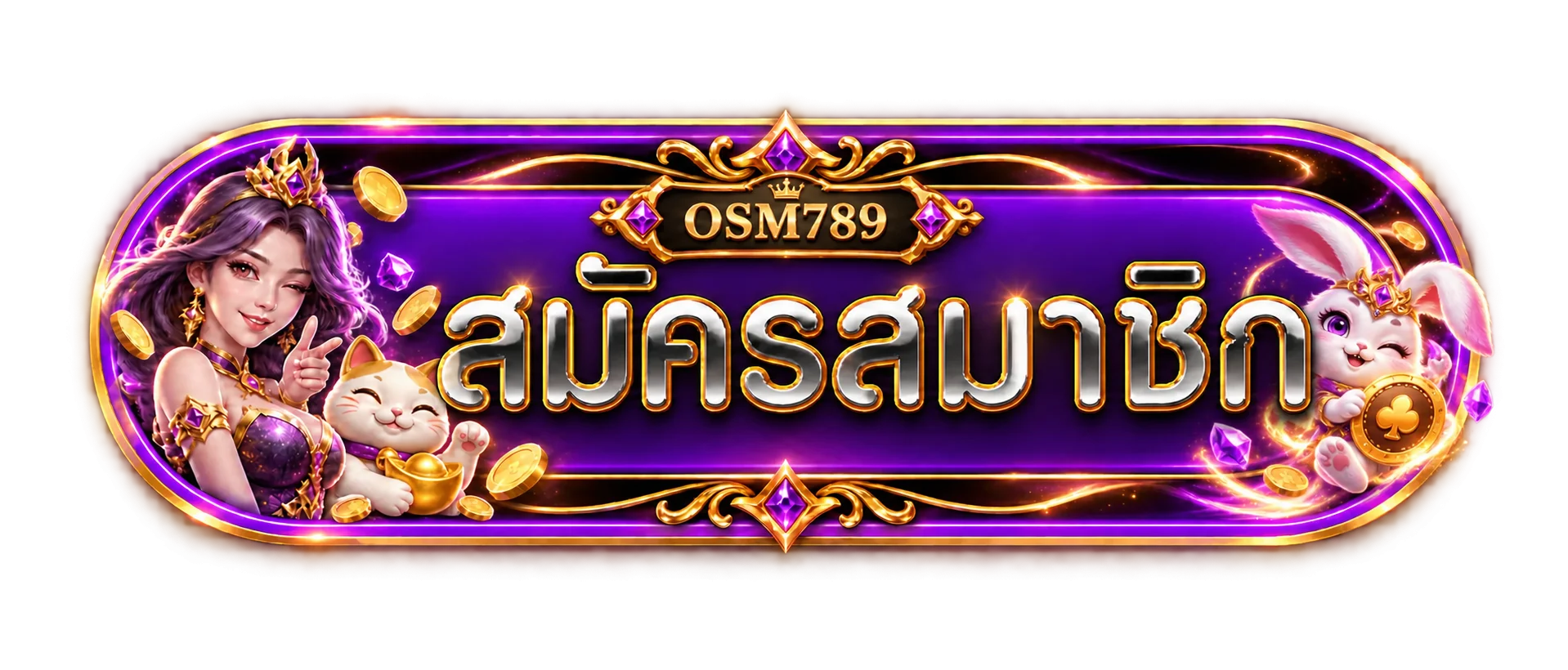 แบนเนอร์เข้าสู่ระบบและสมัครสมาชิก OSM789